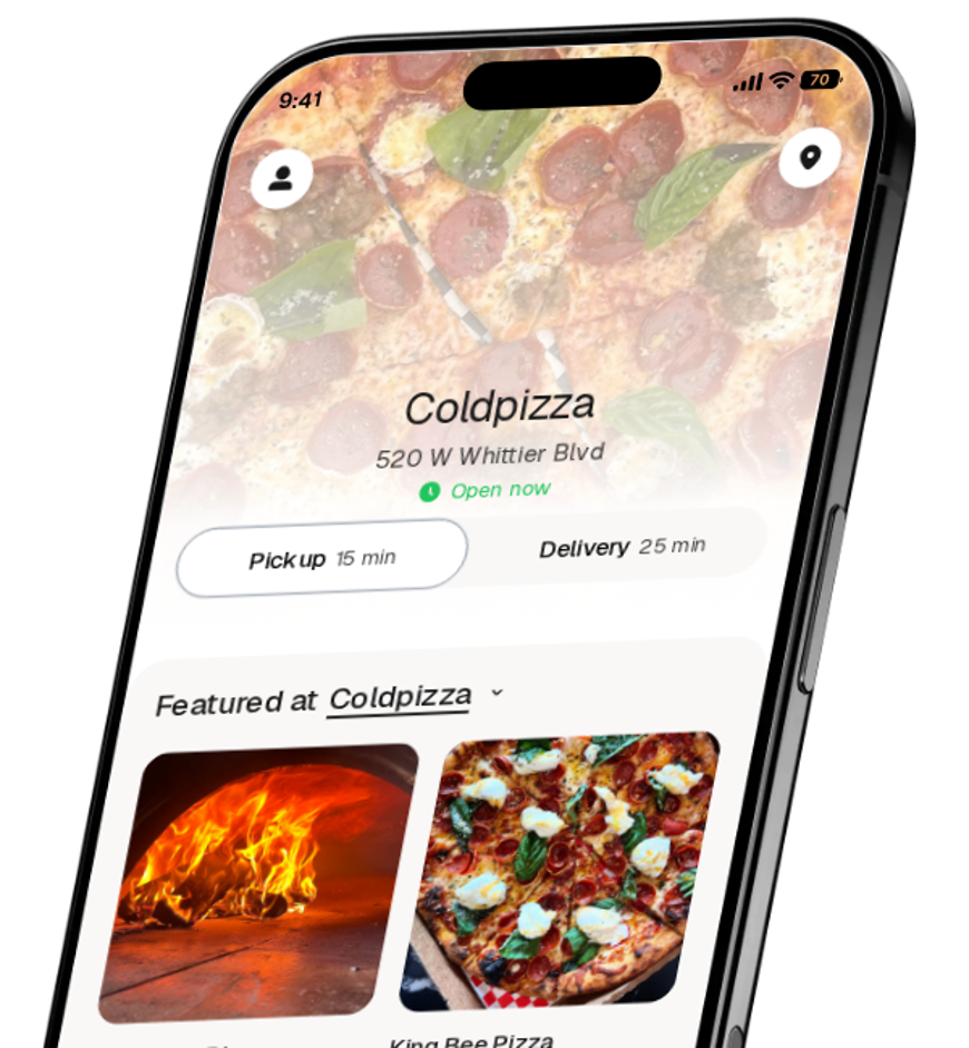 Coldpizza app preview