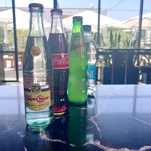 Glass Bottle Soda Pop.